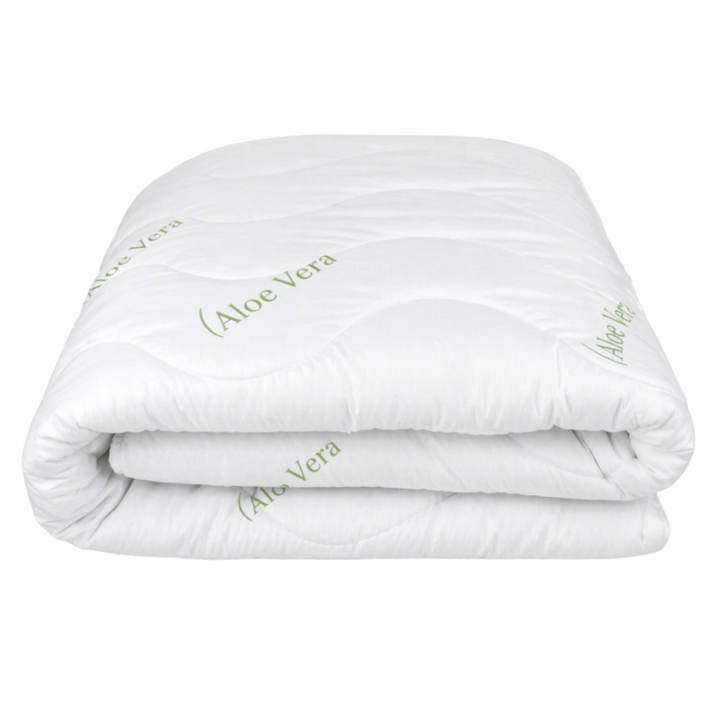 Duvet „Aloe vera“. Winter duvets, 140x200 cm, 200x200 cm, 200x220 cm. White duvet with aloe vera extract
