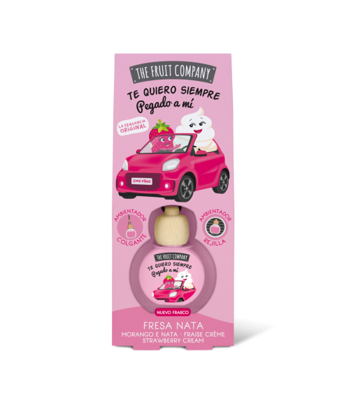 Car Perfume „The Fruit Company Strawberry Cream Auto“. Home fragrances