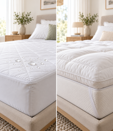 Mattress topper or mattress protector: what is the difference and which one should you choose?