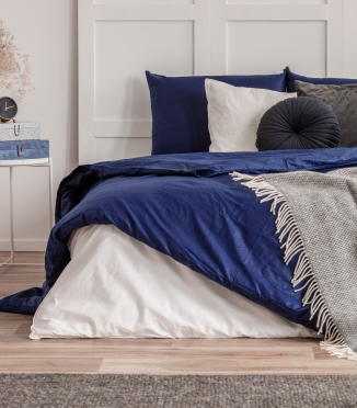 What creates luxury in the bedroom?