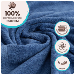 Bath towel “Dark Blue”, 70x140 cm