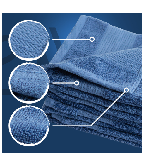 Bath towel “Dark Blue”