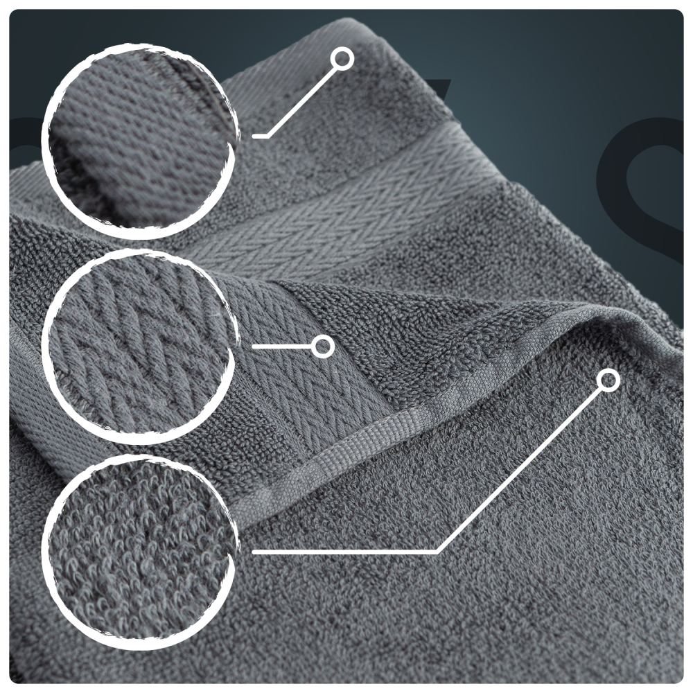 Bath towel “Grey”