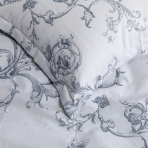 Bedding Set „Michelle grey“. Patterned bedding sets, 140x200 cm, 160x200 cm