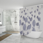 Shower curtain “Leaves”, 180x180 cm 
