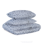 Bedding Set „Abstract“. Cotton bedding sets, 140x200 cm