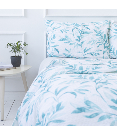 Cotton seersucker bedding set „Ceylon“. Cotton bedding sets