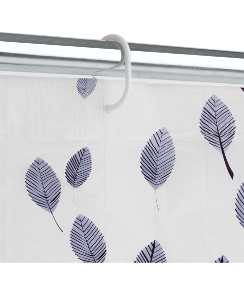 Shower curtain “Leaves”. Bathroom curtains