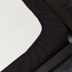 Satin fitted sheet "Midnight", 140x200 cm, 160x200 cm