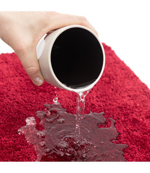 Toilet mat “Crimson”. Bath mats