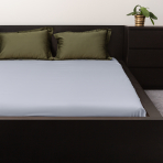 Satin Bed Sheet „Classic grey“, 150x220 cm, 180x220 cm, 200x220 cm