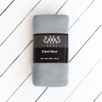 Cotton Fitted Sheet „Grey sky“, 140x200 cm, 160x200 cm