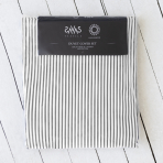 Bedding Set „Grey stripe“. Patterned bedding sets, 140x200 cm, 200x200 cm