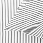 Bedding Set „Grey stripe“. Patterned bedding sets, 140x200 cm, 200x200 cm