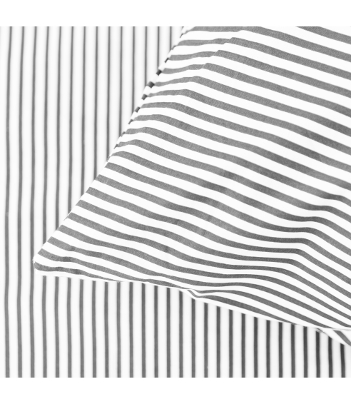 Bedding Set „Grey stripe“. Cotton bedding sets