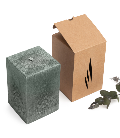 Handmade candle “Emerald”, 1 piece.. Candles