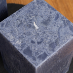 Handmade square candle “Yale”, 1 piece.
