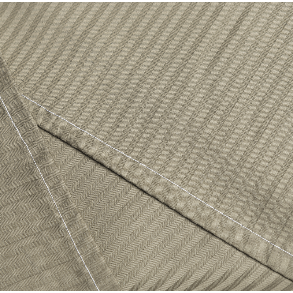 Premium Sateen Bedding Set „Brown stripe 3 mm“. Brown bedding sets, 160x200 cm, 200x220 cm