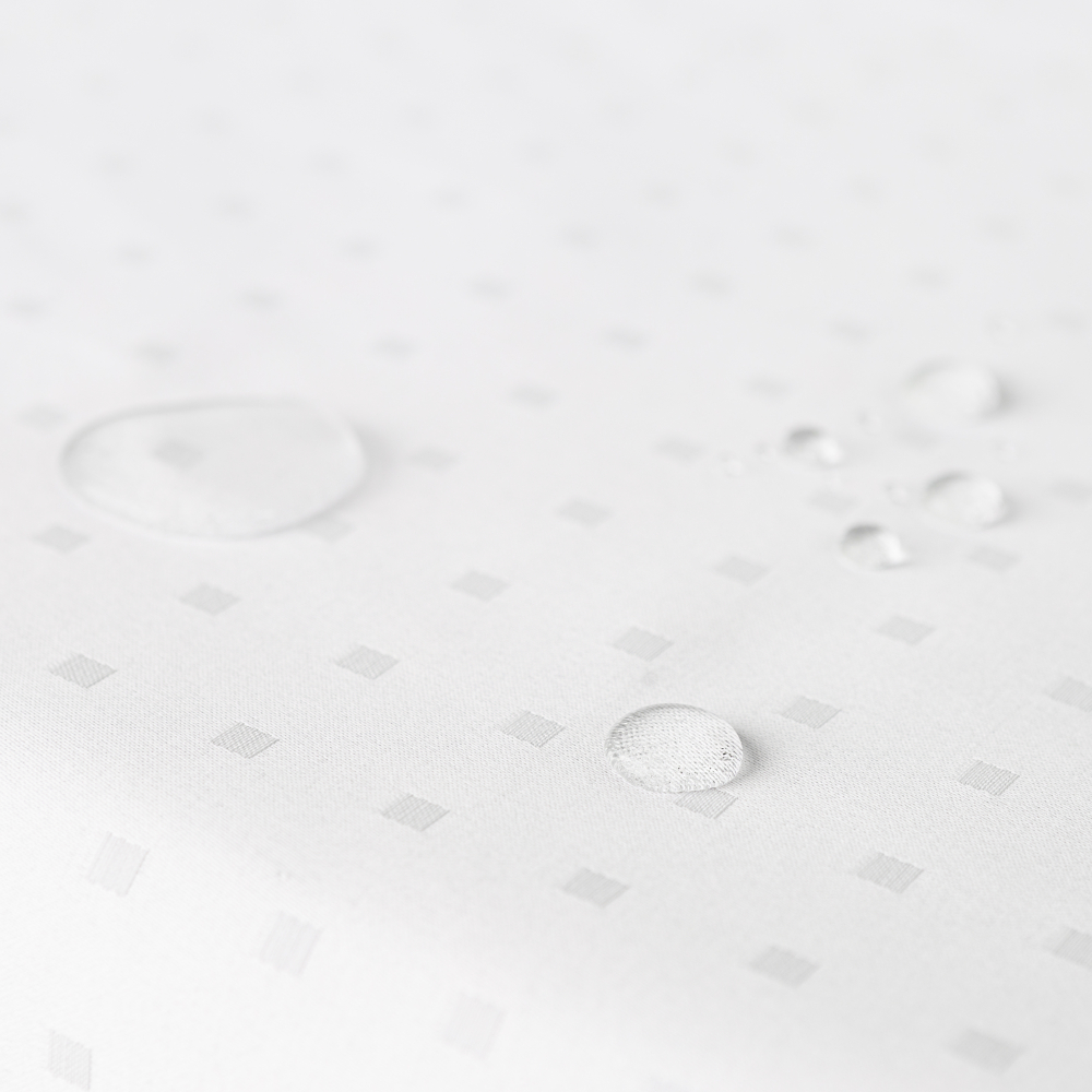 Tablecloth „White square“. Cotton tablecloths, 140x240cm, 140x300 cm