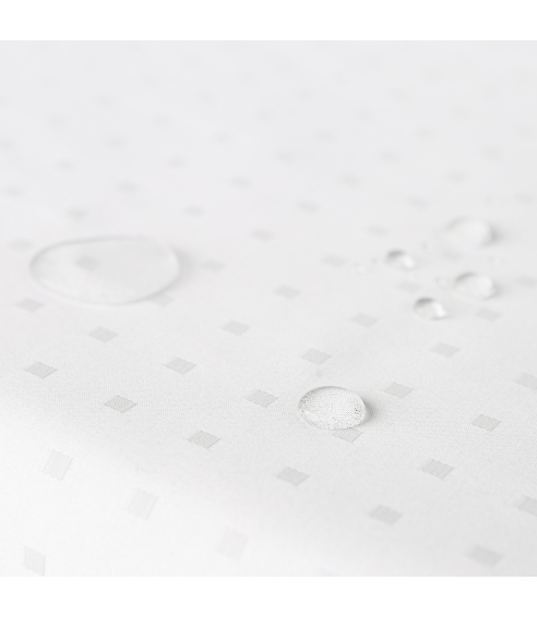 Tablecloth „White square“. Cotton tablecloths
