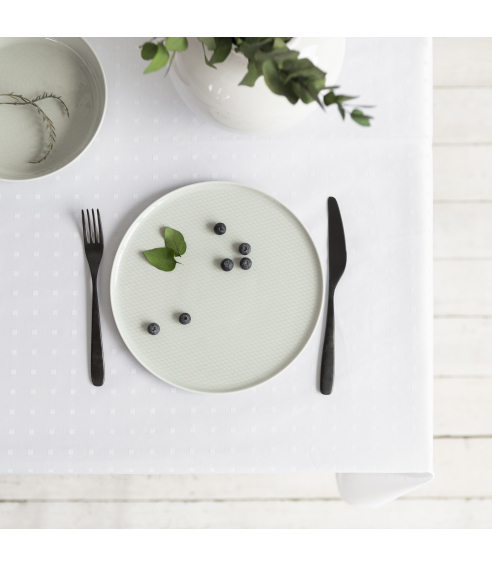 Tablecloth „White square“. Cotton tablecloths