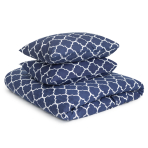 Bedding Set „Morocco dark blue“. Blue bedding sets, 140x200 cm