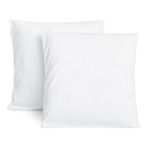 Decorative pillow covers “White Stripes” – 2 pieces.. White bedding sets