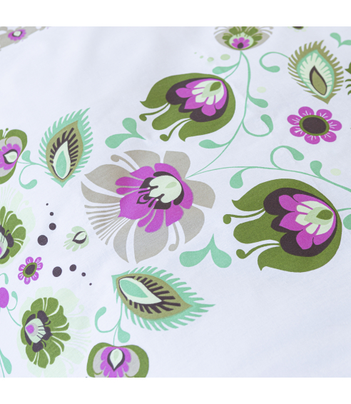 Bedding Set „Red folk“. Cotton bedding sets