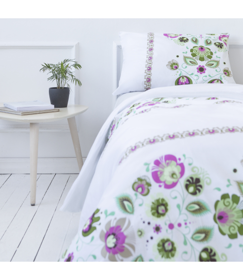 Bedding Set „Red folk“. Cotton bedding sets