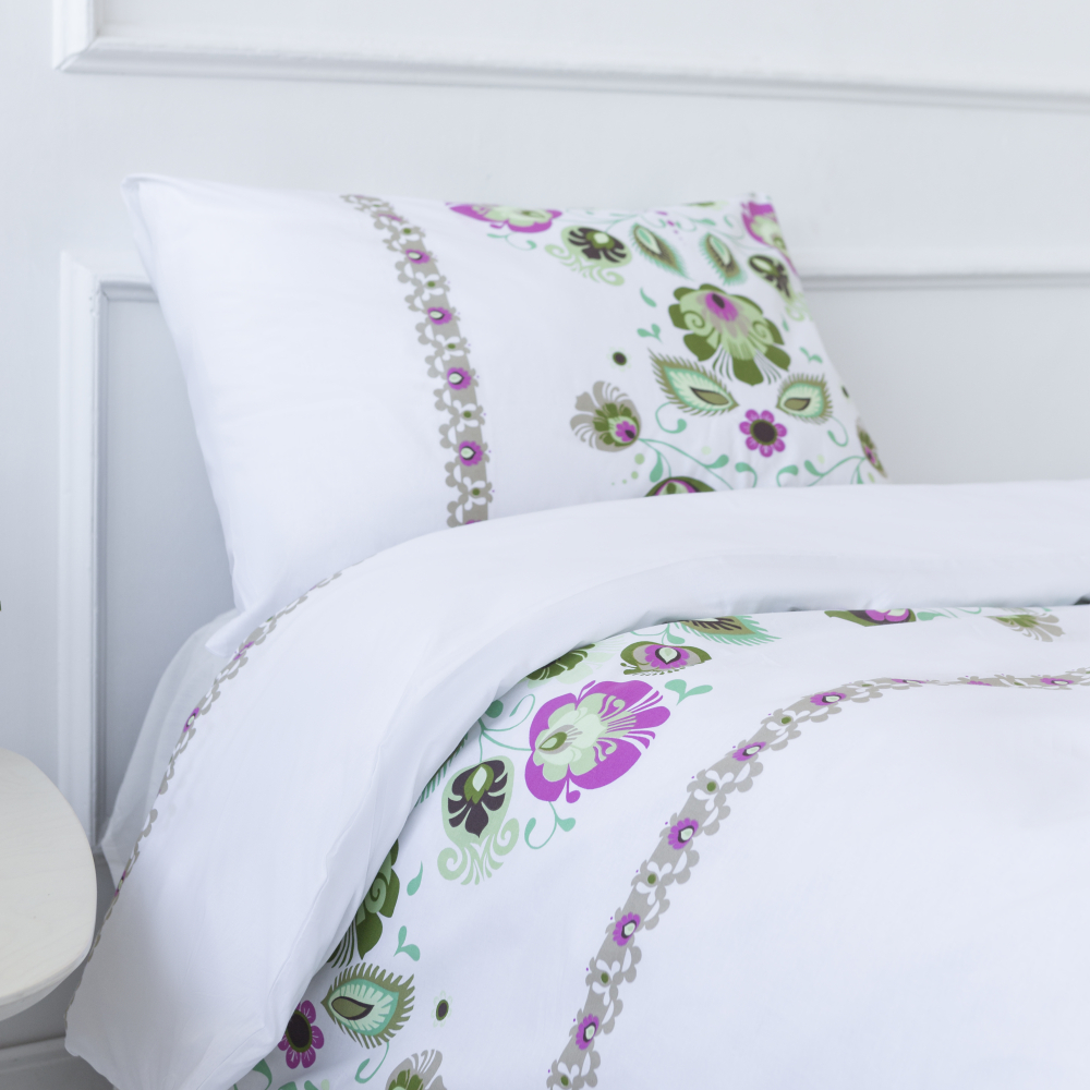 Bedding Set „Red folk“. Bedding sets 135x200, 140x200 cm, 200x200 cm, 200x220 cm