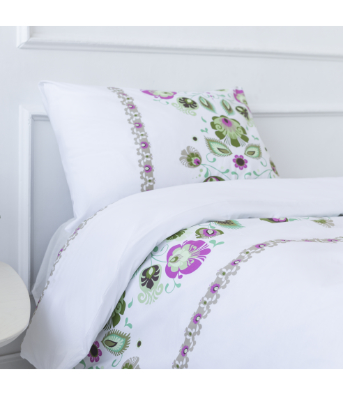 Bedding Set „Red folk“. Cotton bedding sets