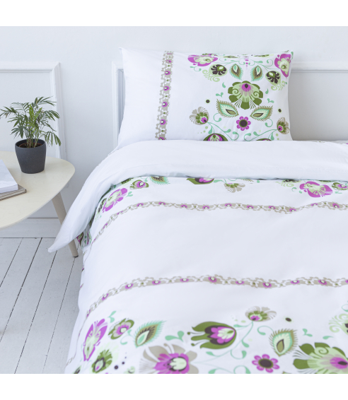 Bedding Set „Red folk“. Cotton bedding sets