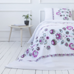 Bedding Set „Folk“. Bedding sets 135x200, 140x200 cm, 200x200 cm, 200x220 cm. Floral bedding perfect for a romantic bedroom