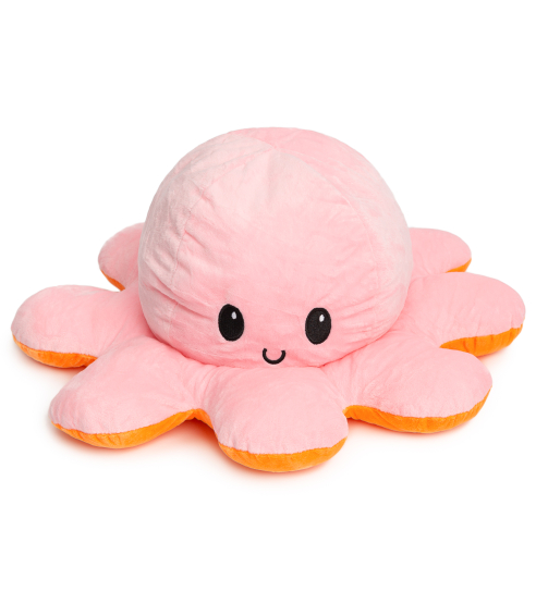 Pillow toy “Orange octopus”. Kids bedding