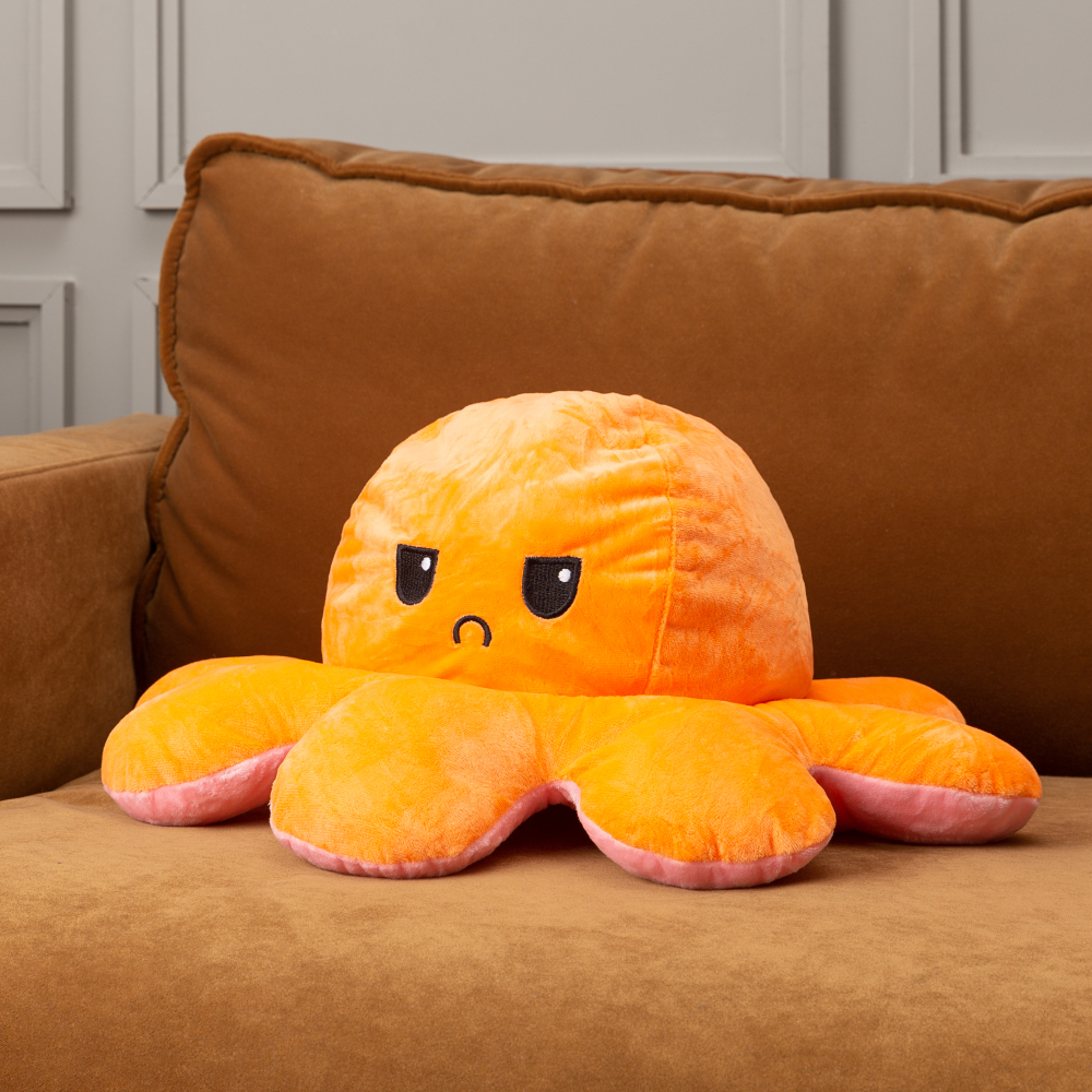 Pillow toy “Orange octopus”