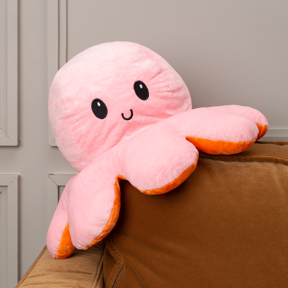 Pillow toy “Orange octopus”