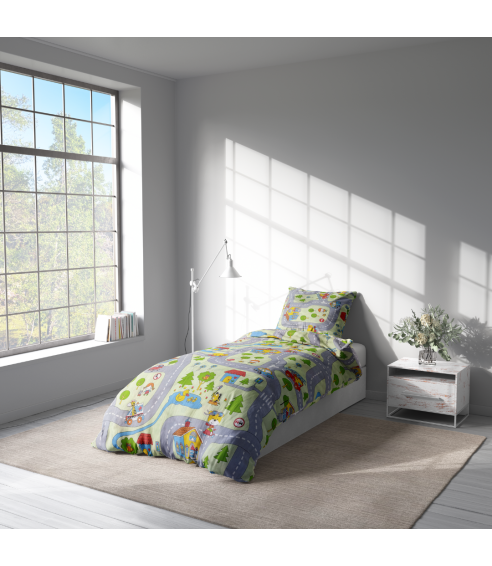 Children’s Bedding Set „Fun city”. Baby bedding