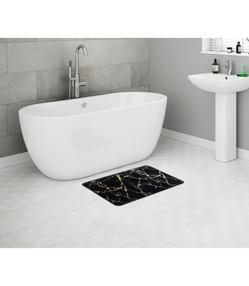 Bathroom mat “Ink”. Bath mats