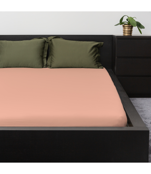 Satin Fitted Sheet „Carnation“