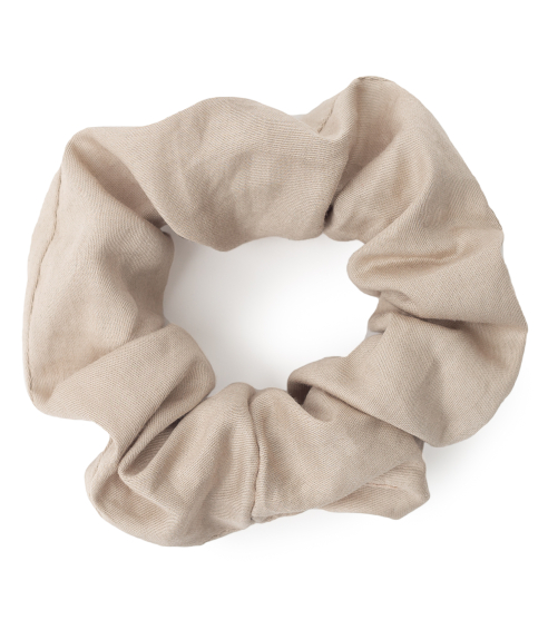 Satin hair scrunchies „Classic coffee“. Hair scrunchies