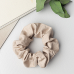 Satin hair scrunchies „Classic coffee“. Hair scrunchies