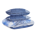Bedding Set „Skate”. Blue bedding sets, 140x200 cm