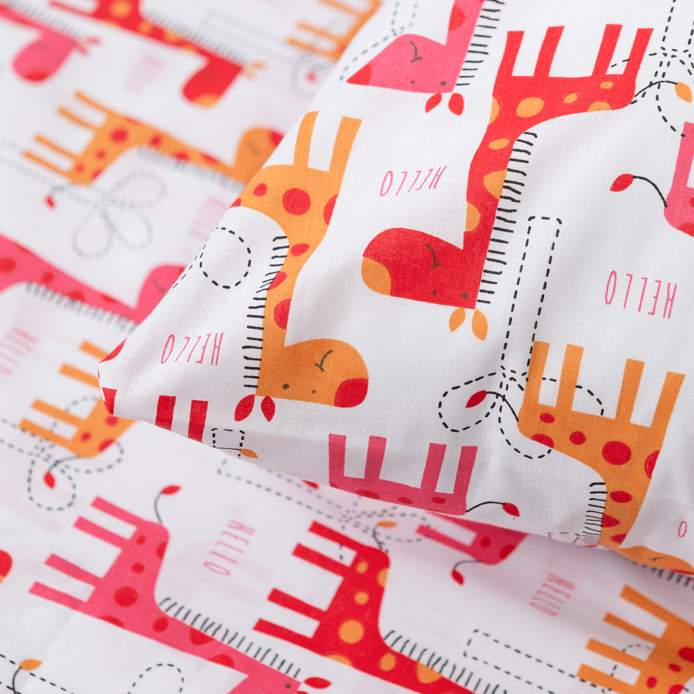 Children’s Bedding Set „Giraffe”. Baby bedding, 90x120 cm, 100x135 cm, 100x140 cm