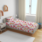 Children’s Bedding Set „Giraffe”. Baby bedding, 90x120 cm, 100x135 cm, 100x140 cm