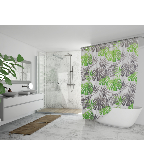 Shower curtain “Rainforest”. Bathroom curtains