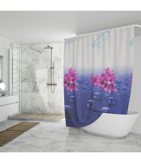 Shower curtain “Drib”. Bathroom curtains