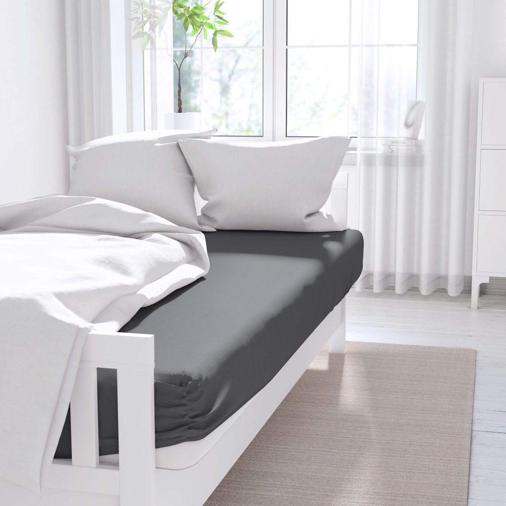 Bed Sheet „Jet“, 150x220 cm, 180x220 cm, 220x230 cm