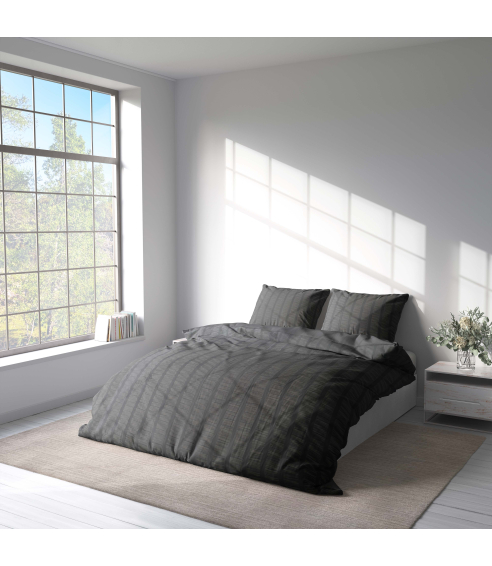 Seersucker bedding set „Jet“. Bedding sets 200x200