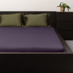 Satin Bed Sheet „Mauve“, 150x220 cm, 180x220 cm, 200x220 cm, 220x240 cm
