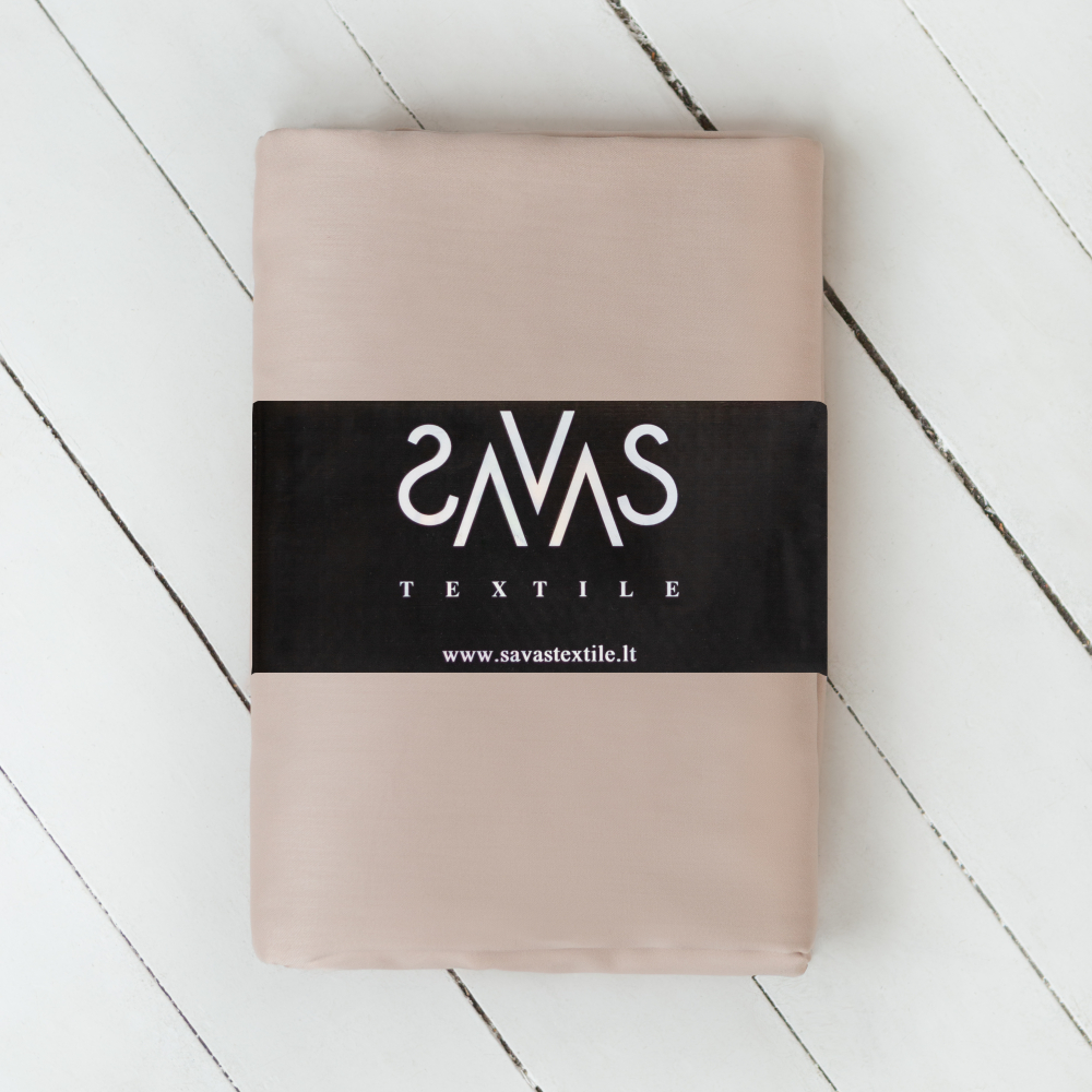 Satin Bed Sheet „Classic coffee“, 150x220 cm, 180x220 cm, 200x220 cm, 220x240 cm